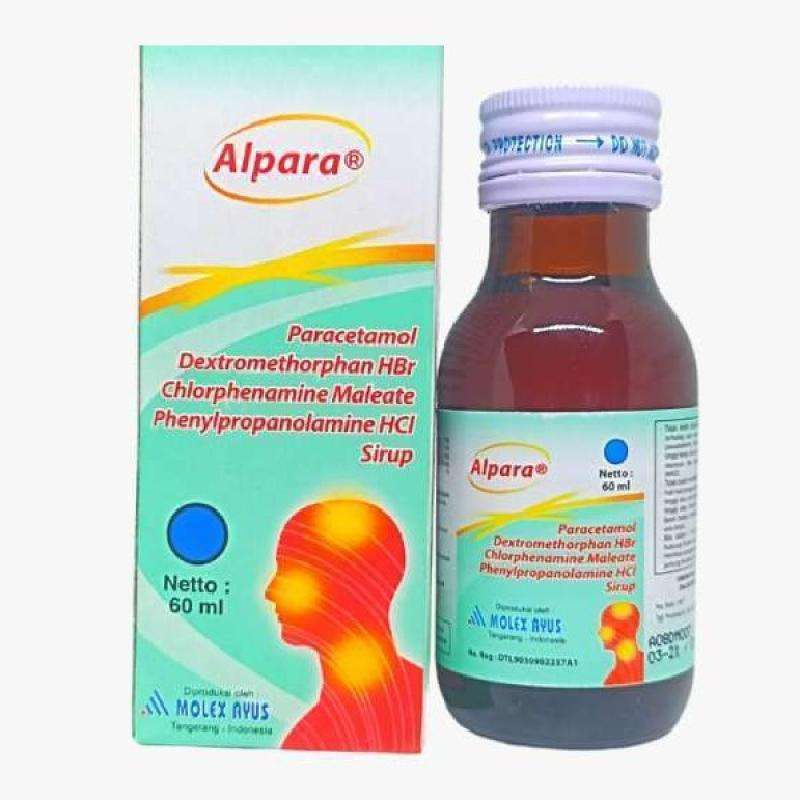Jual Alpara Alfara Alvara Sirup 60ml Obat Meriang Batuk Pilek Flu
