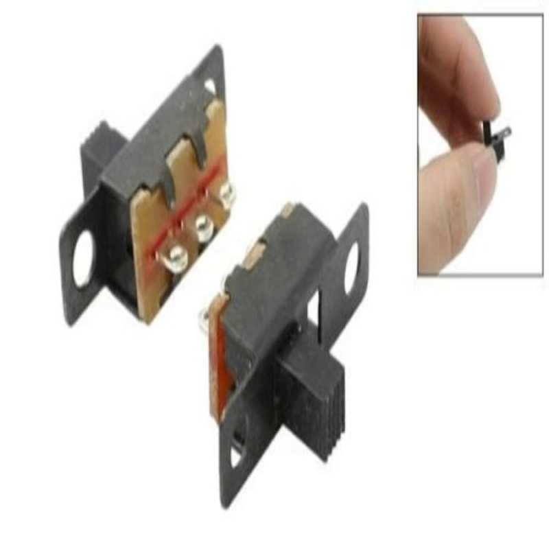 Promo Premium Mini Size Black SPDT Slide Switch On-Off 3-Pin PCB Mount ...