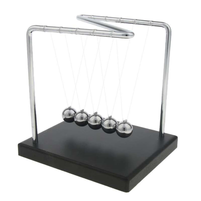 Jual Newton's Cradle Steel Balance Balls Desk Physics Science Pendulum