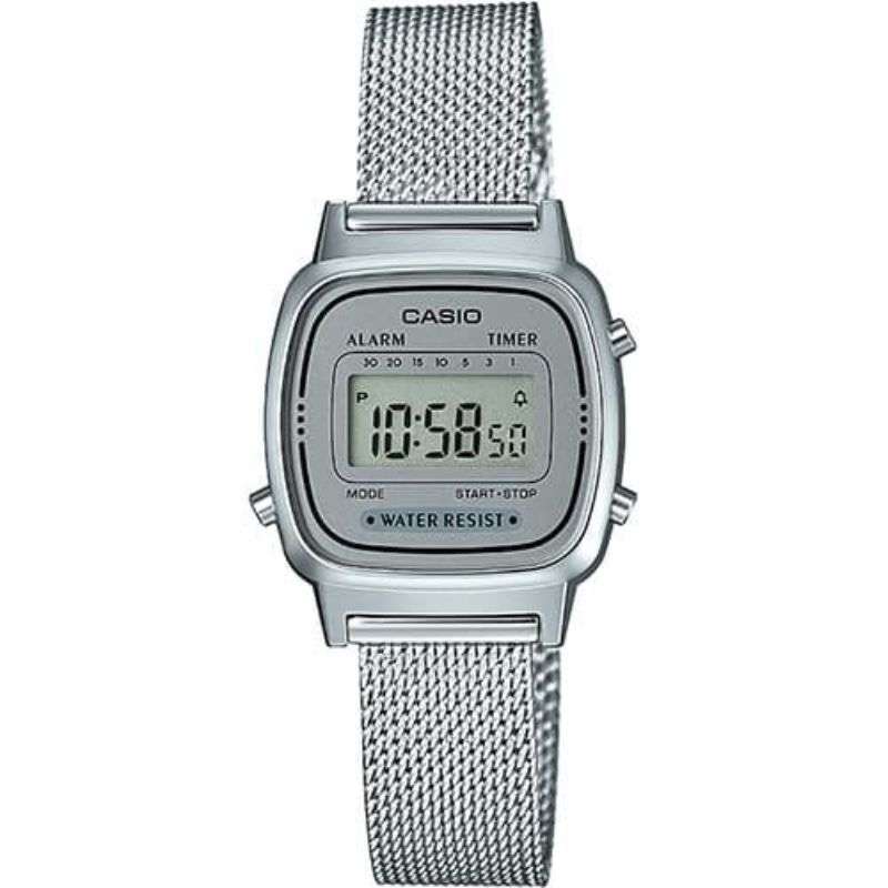 Promo Casio Digital Jam Tangan Wanita Rantai Pasir LA670WEM7E original