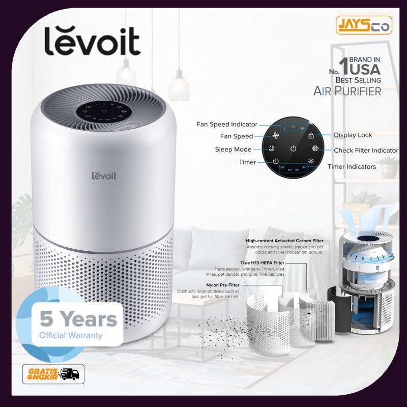 Jual Levoit Core 300 Smart True HEPA Air Purifier USA Pembersih Udara