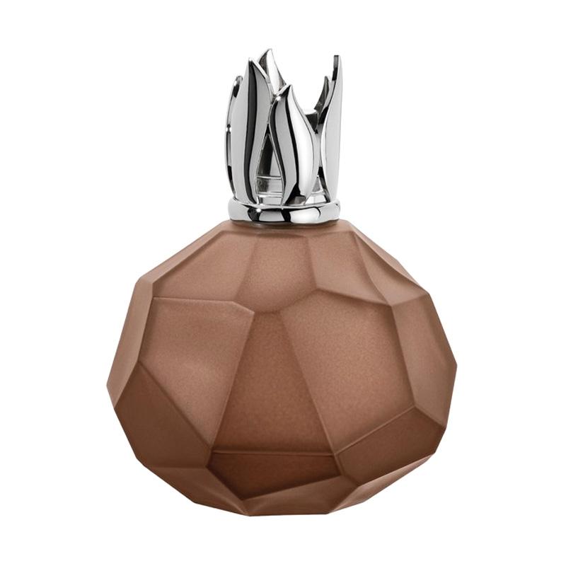 Lampe Berger En Céramique Marron - Diamètre 14cm, D'occasion En Bon état