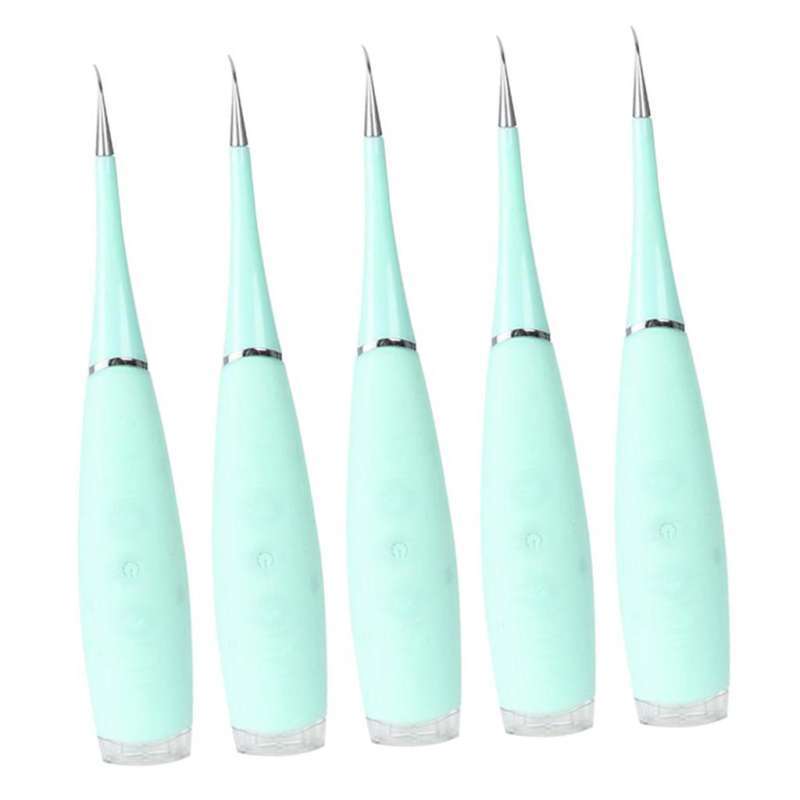 Promo 5 Pack Oral Clean Sonic Ultrasonic Scaler Tooth Whitening Scaling Tool Blue Diskon 29 di