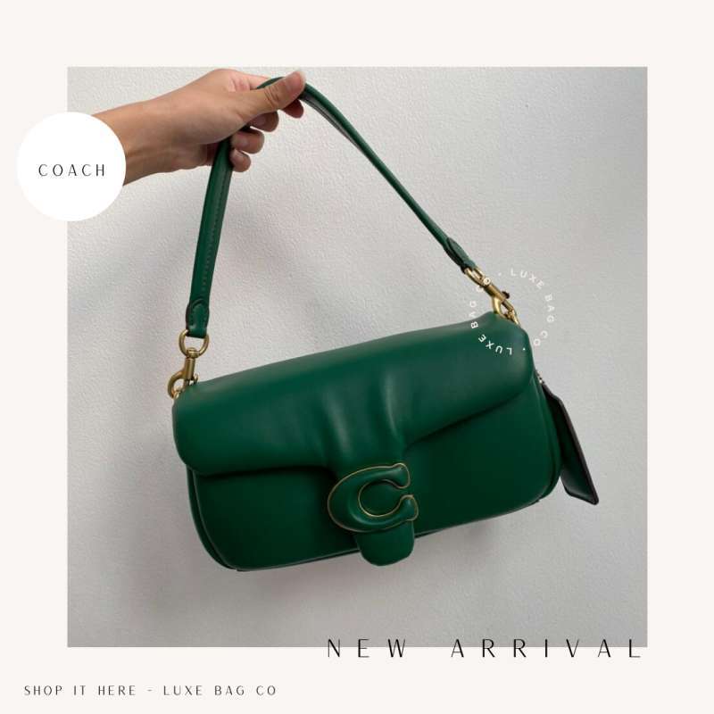 Jual Coach Tabby Pillow Shoulder Bag 26 Green 100 ORIGINAL di Seller