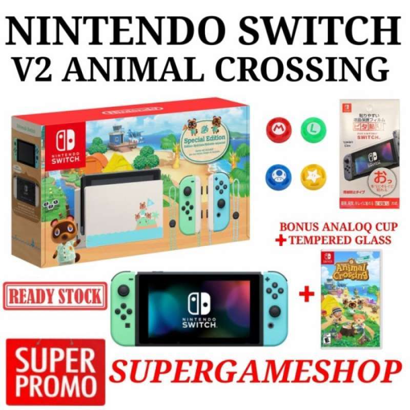 Jual ORIGINAL Nintendo Switch Animal Crossing Console Animal Crossing