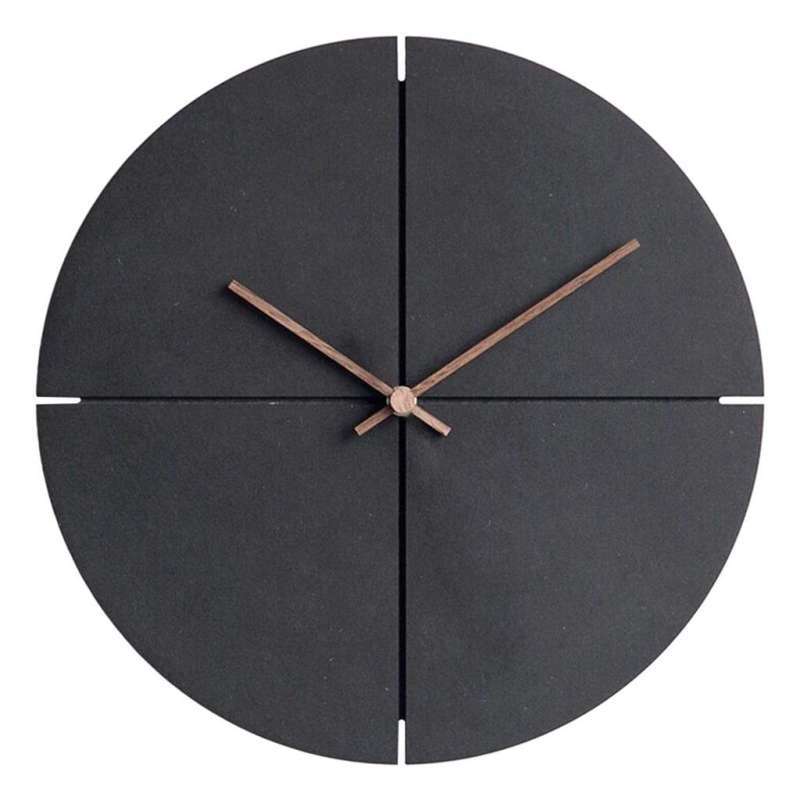 Jual Silent Clock Solid Nondigital Indoor Office Wall Round Modern Art