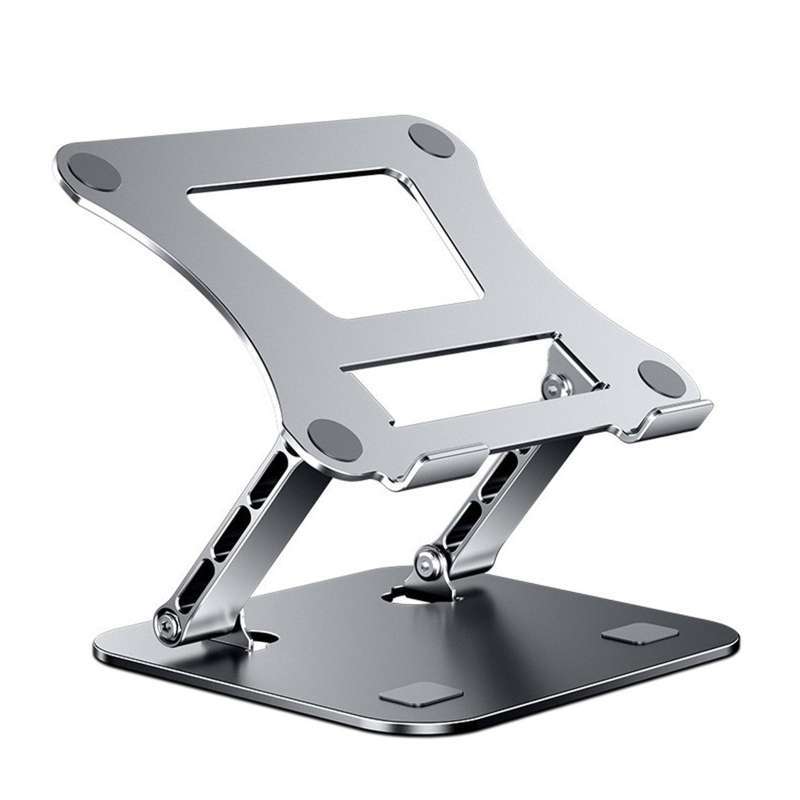 Jual Adjustable Metal Laptop Stand Holder Riser Cooling Fan di Seller ...