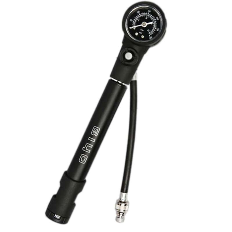 Jual Bicycle Pump Black Front Fork Inflator for Presta Schrader Valve