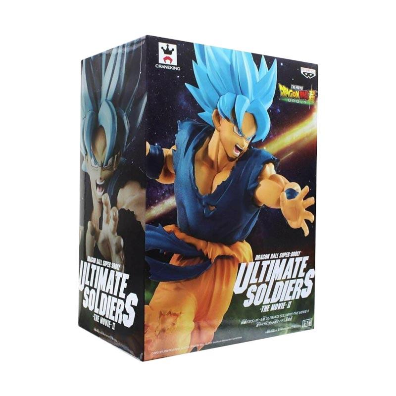 Jual Banpresto DBS Ultimate Soldier SSGSS Son Goku Action Figures di