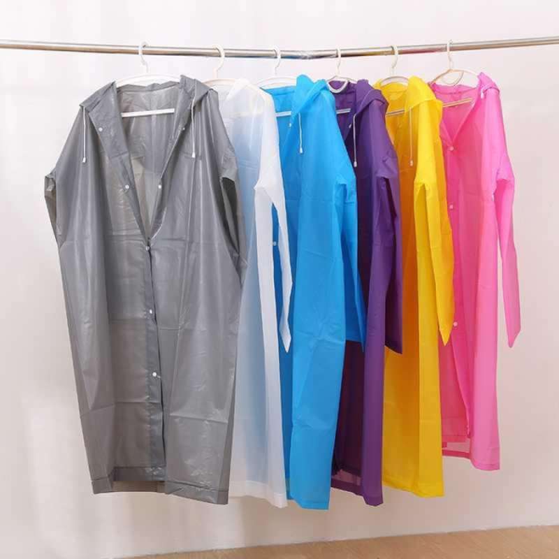 Jual JAS HUJAN UNISEX BAHAN TEBAL BISA DIPAKAI BERKALI KALI di Seller