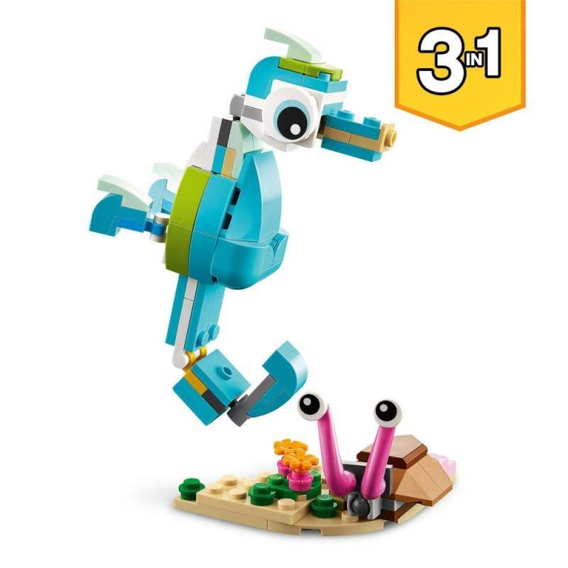 Jual Lego® Creator 31128 3in1 Dolphin And Turtle Building Kit (137 ...