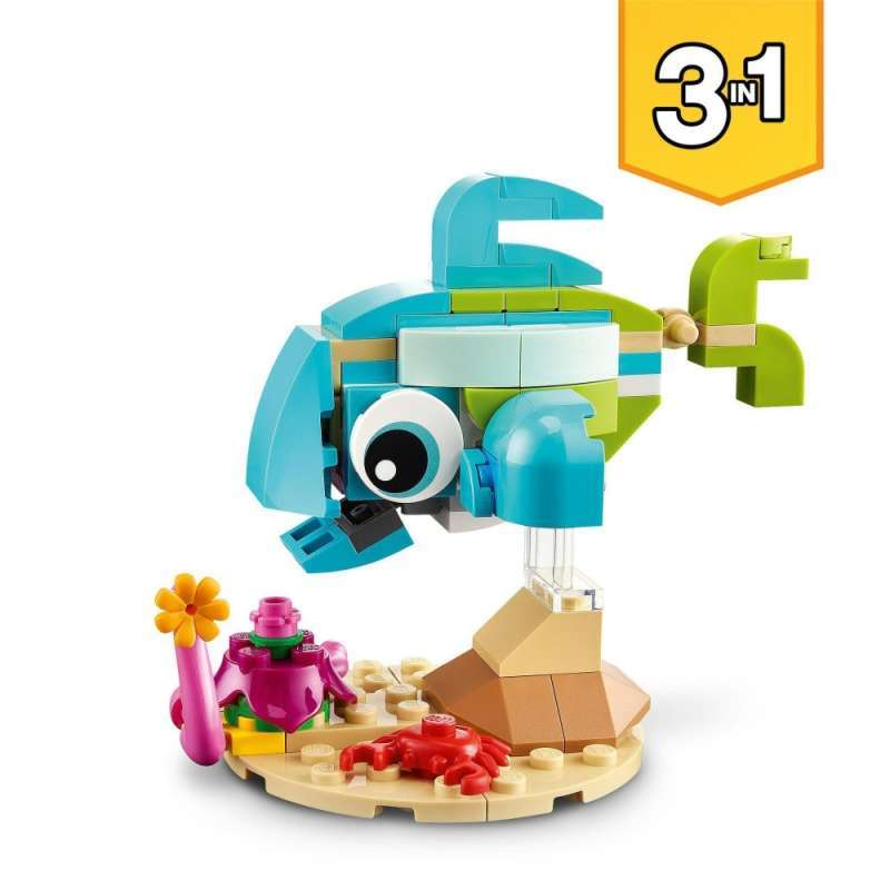 Jual Lego® Creator 31128 3in1 Dolphin And Turtle Building Kit (137 ...