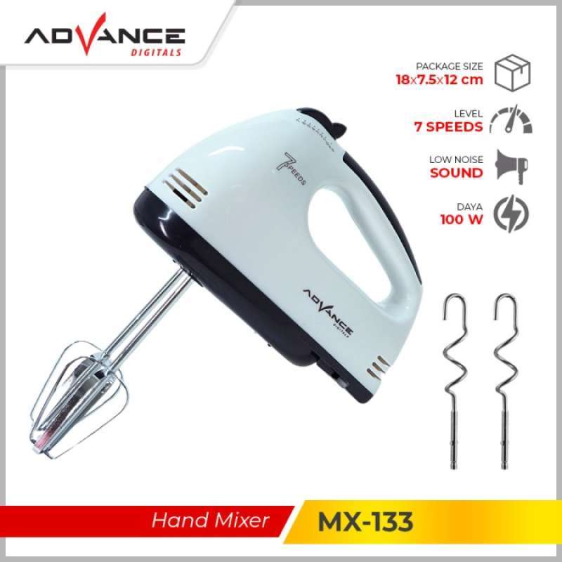 Promo Hand Mixer Advance MX133 Garansi Resmi Advance 1 Tahun MULTY