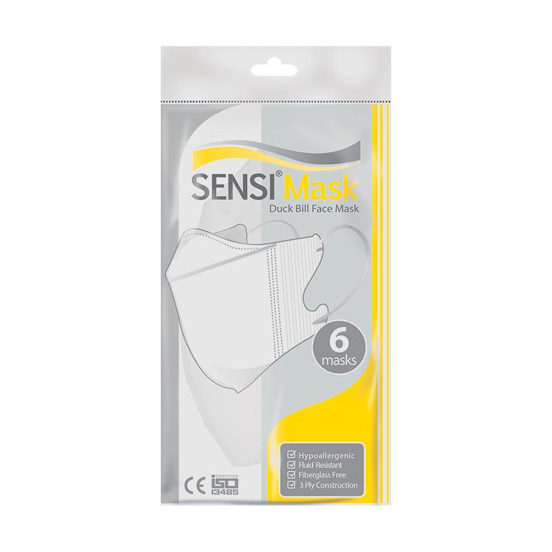 Jual Sensi Mask Duckbill Masker - White 6 Pcs Online ...