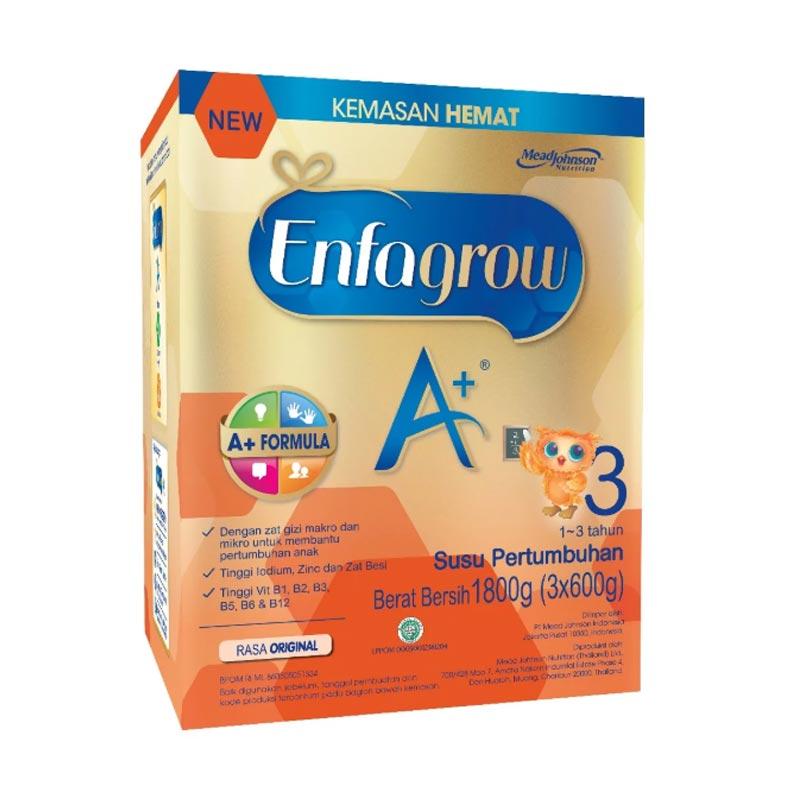 Jual Mead Johnson Enfagrow A+ 3 Original Susu Pertumbuhan Tahap 3 [1800