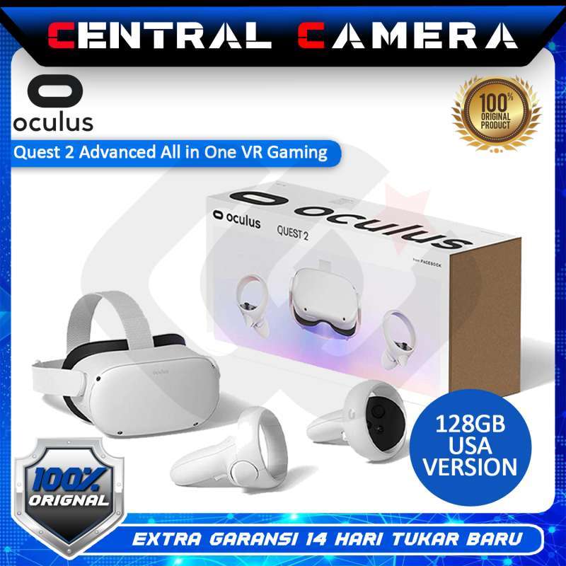 Jual Oculus Quest 2 Advanced AllInOne Virtual Reality Headset USA 128 GB di Seller Central