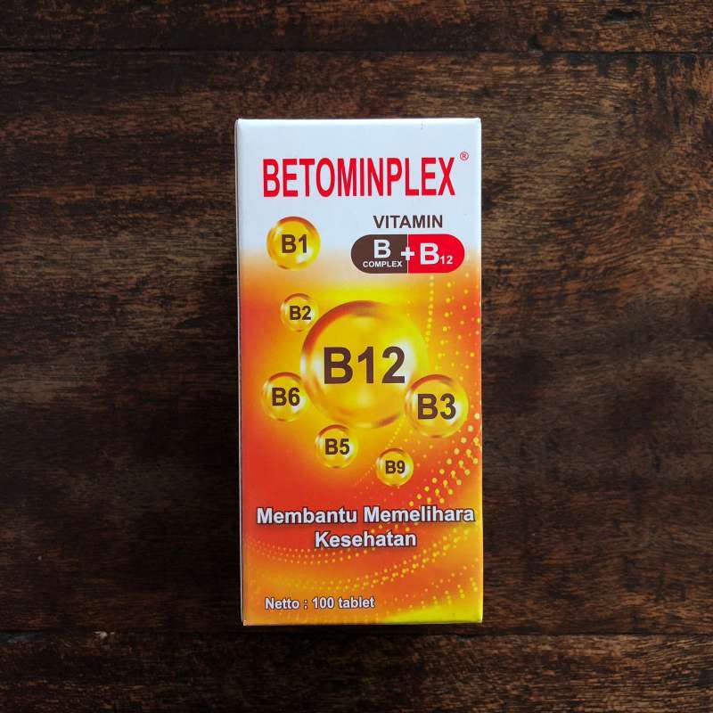 Promo Betominplex Vitamin B Kompleks Dan B12 Isi 100 Tablet Diskon 12