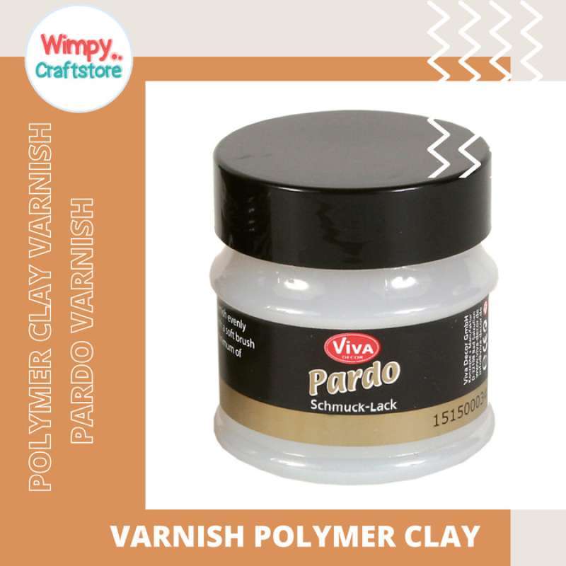 Jual Viva Pardo Clay Varnish Polymer Clay Gloss Glaze Cat Pelapis Gloss