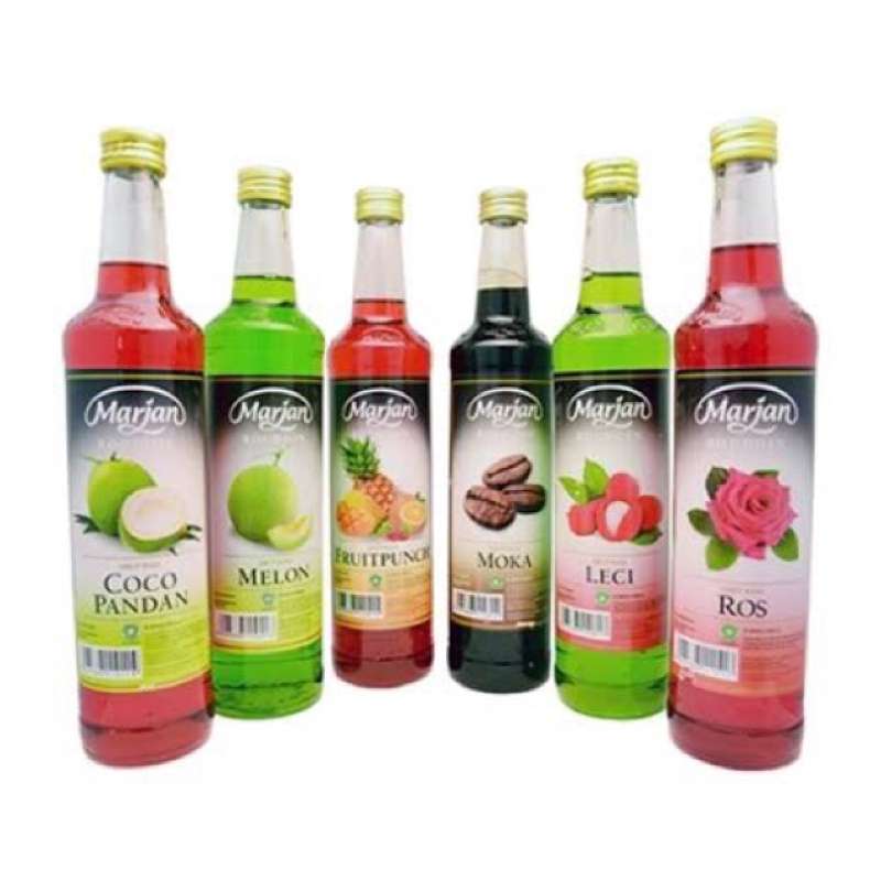 Jual Marjan Sirup All Variant 460 Ml 1 Dus Isi 12 Botol - Vanila di