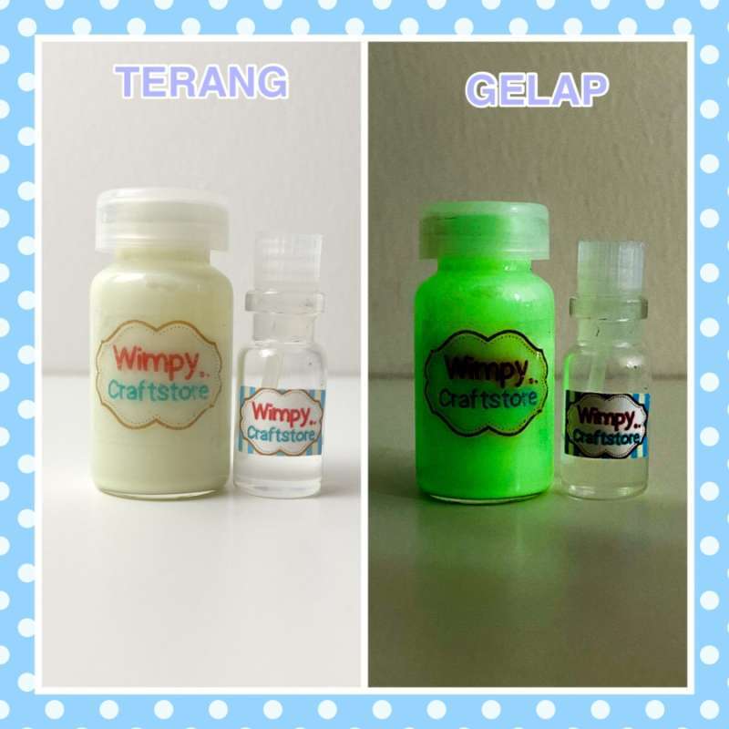 Jual Cat Glow In The Dark Paint BESI KAYU Cat Fosfor Varnish Gloss