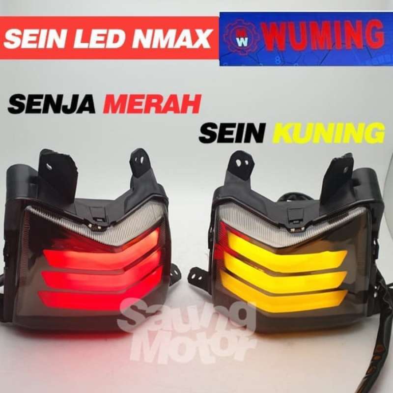 Jual LAMPU SEIN LED NMAX SENJA MERAH di Seller Vcoklatshop - Pegadungan