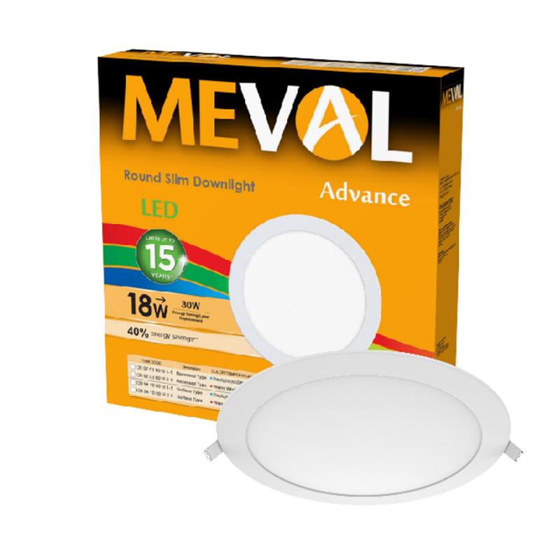 Promo Meval Slim Downlight Round LED Lampu [18 W/ 8 Inch] Diskon 19% di ...
