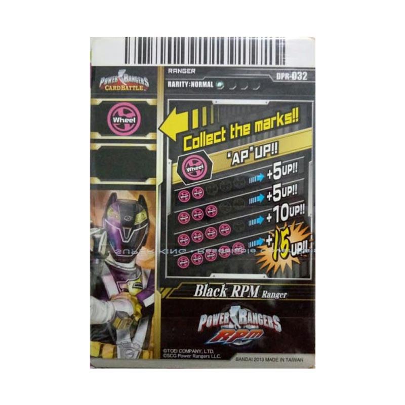 Jual Power Rangers Dpr-032 Rpm Black Rpm Ranger V1 Card Battle Di ...