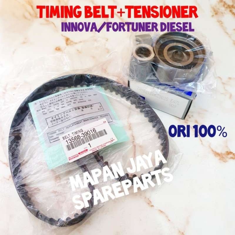 Jual JUAL Timing Belt Innova Fortuner Diesel ORIGINAL TOYOTA Plus Tensioner NSK BERKUALITAS