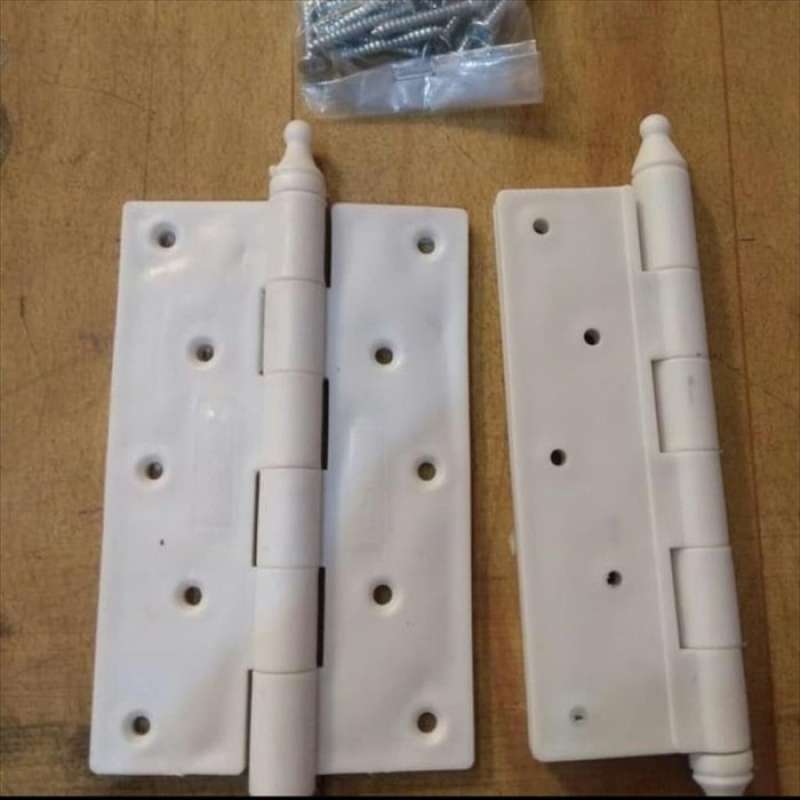 Jual ENGSEL / DOOR HINGES BAHAN PVC / PLASTIK PINTU TOILET / WC / MCK