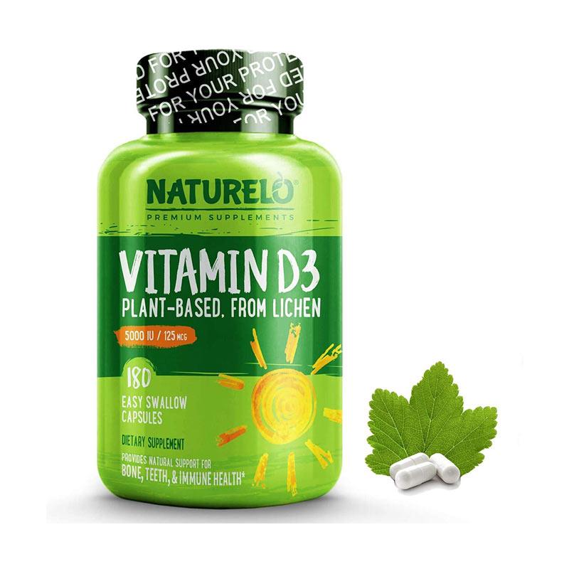 Jual NATURELO Vitamin D 5000 IU Plant Based From Lichen Whole Food