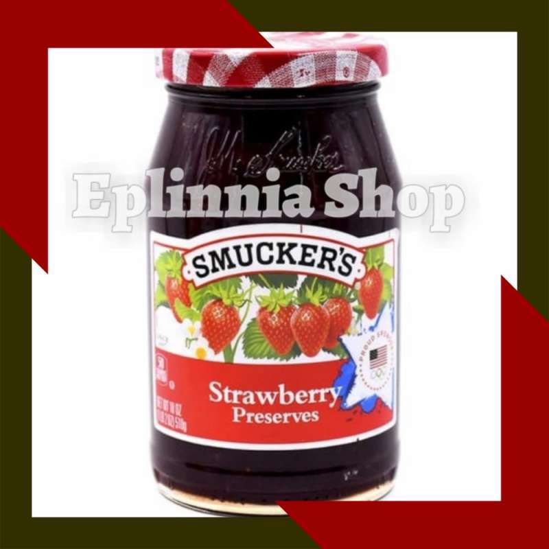 Promo Smucker'S Smuckers Strawberry Preserves Spread Jam 510 Gr Selai