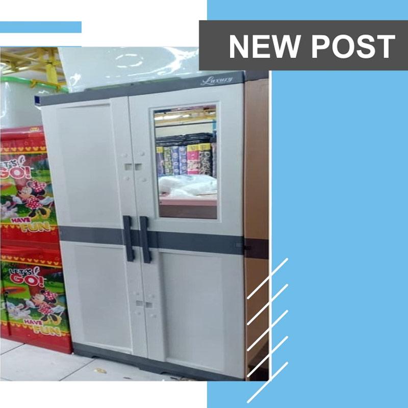 Lemari Plastik Luxury 3 Pintu - LEMARILA