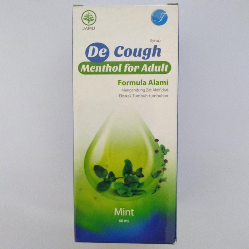 Jual De Cough Sirup Obat Batuk Herbal Mint [60 ml] di Seller Medika