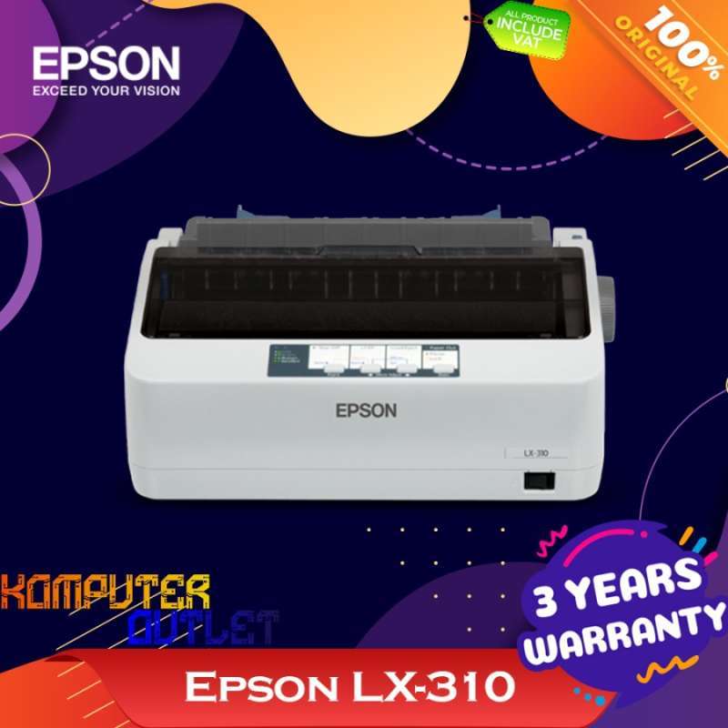 Jual EPSON LX310 DOT MATRIX PRINTER di Seller Komputeroutlet