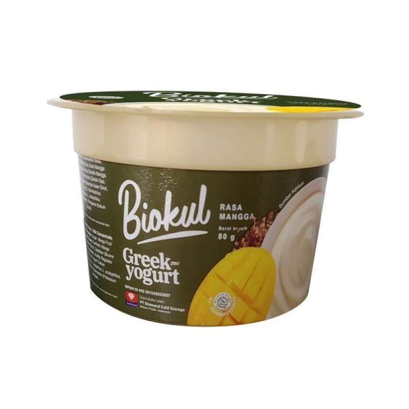 Jual Biokul yogurt greek mango 80gr di Seller Farmers Market Botani