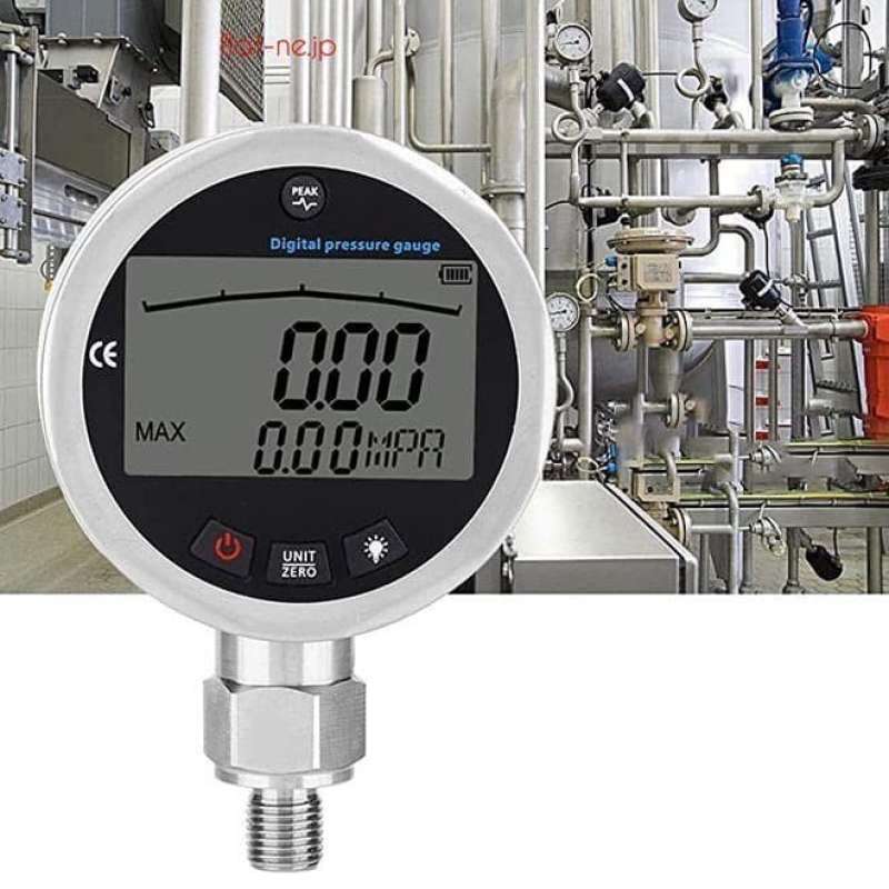 Promo Digital Hydraulic Test Pressure Gauge 060 MPa Kpa PSI Kgf cm2