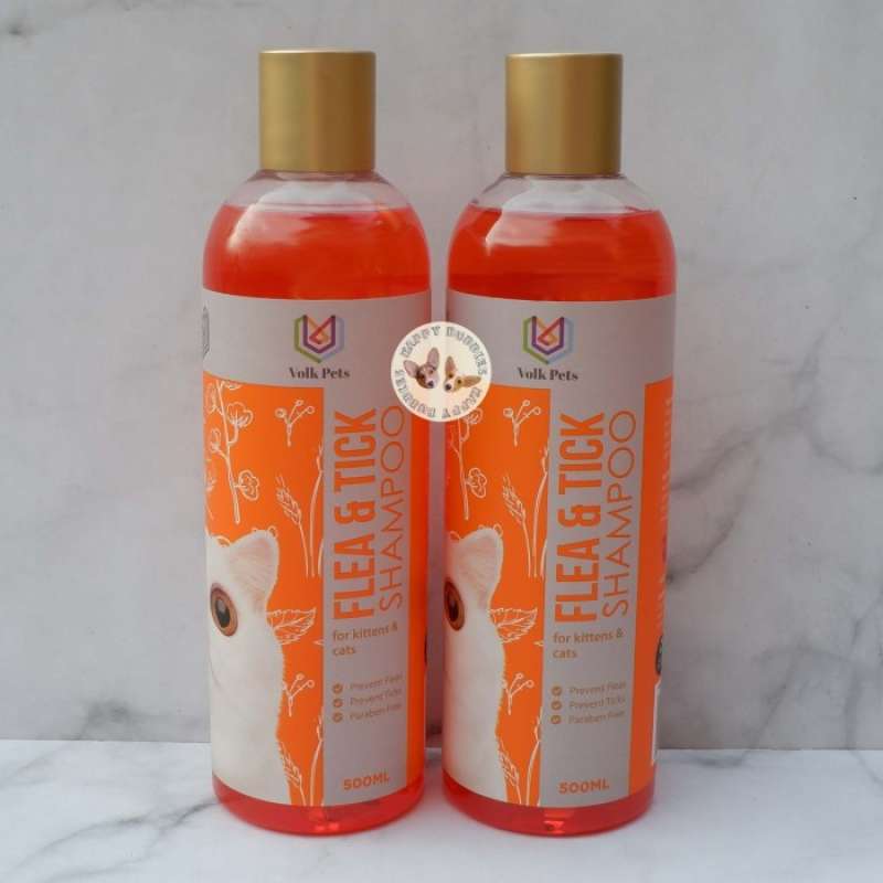 Promo Volk Pets Cat Shampoo Flea & Tick/ Shampoo Kucing Anti Kutu