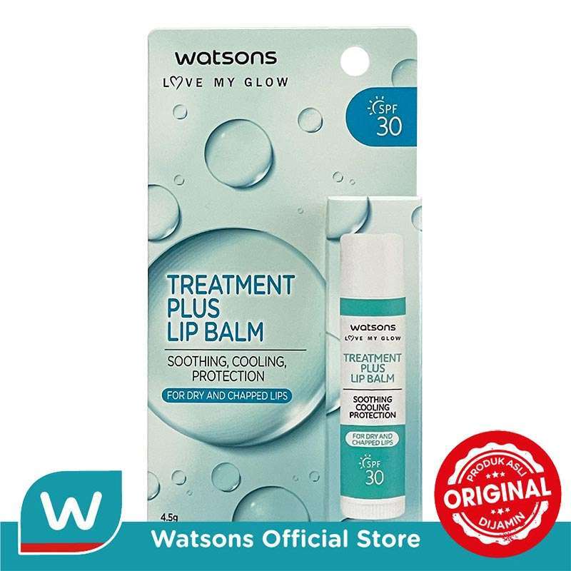 Promo Watsons Treatment Plus Lip Balm Spf30 4,5G Diskon 47 di Seller