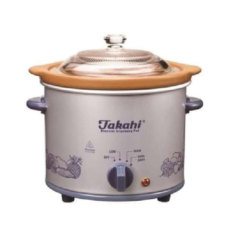 Jual Takahi Slow Cooker 1.2 Litre/panci Keramik/steamer Merah Muda Di
