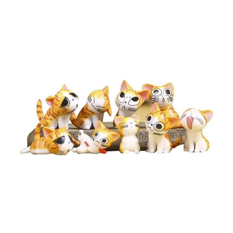 Jual Oem Kucing Miniatur Mini Figure [9 Pcs] Di Seller Uniquevisualshop ...