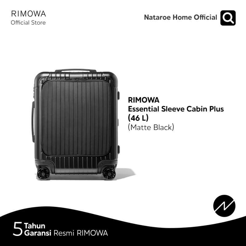 Jual Rimowa Essential Sleeve Cabin Plus (46 L) Matte Black di Seller