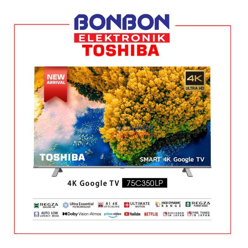 Jual Toshiba Smart Tv 75 Inch 75c350lp 4k Uhd Hdr10 / 75c350 Di Seller ...