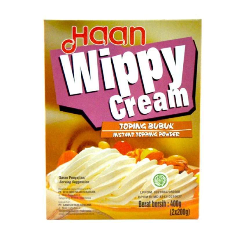 Promo Haan Wippy Cream 2X200Gr di Seller Suzuya - Kota Medan, Sumatera