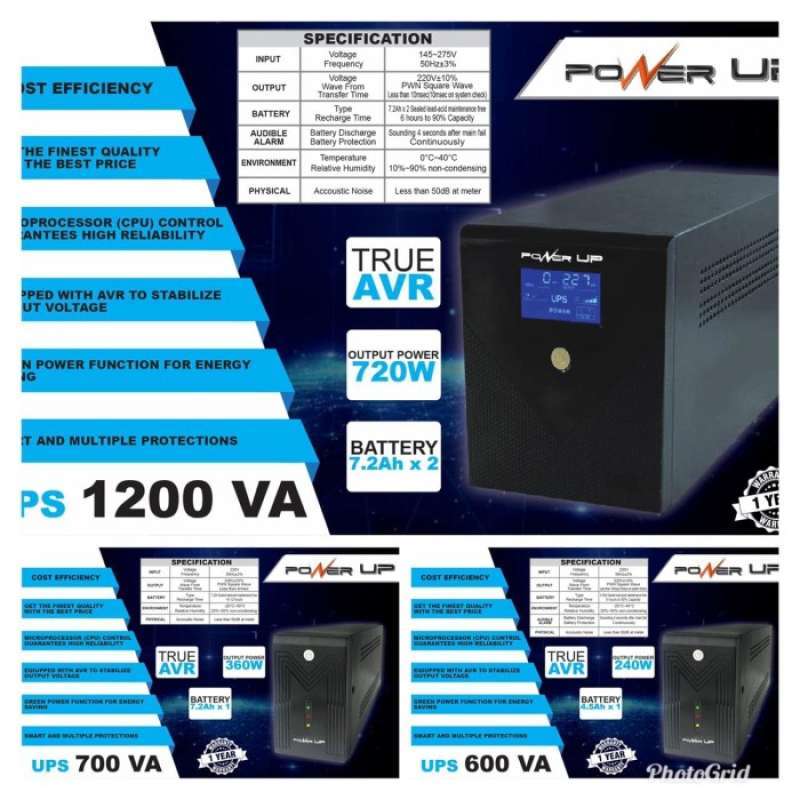 Promo Ups Power Up 1200Va + Stabilizer Diskon 15 di Seller Ghazlan
