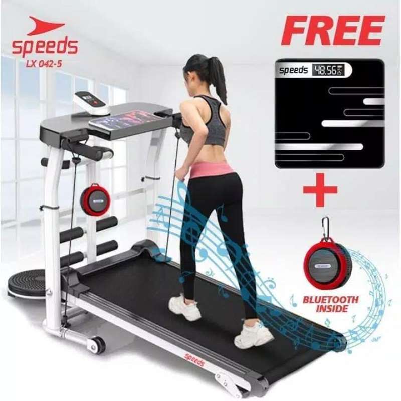 Jual Treadmill. manual elektrik multi fungsi 4in1 speeds original di