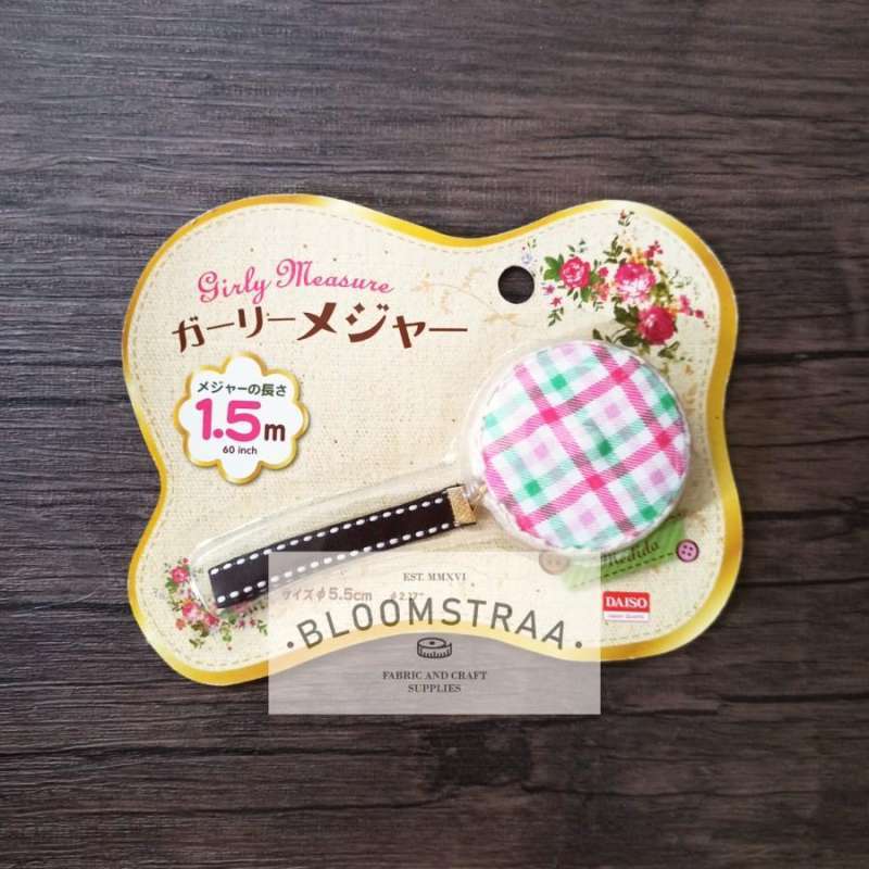 Jual Meteran Girly Measure 1,5m Daiso Measuring Tape Cute Measurements