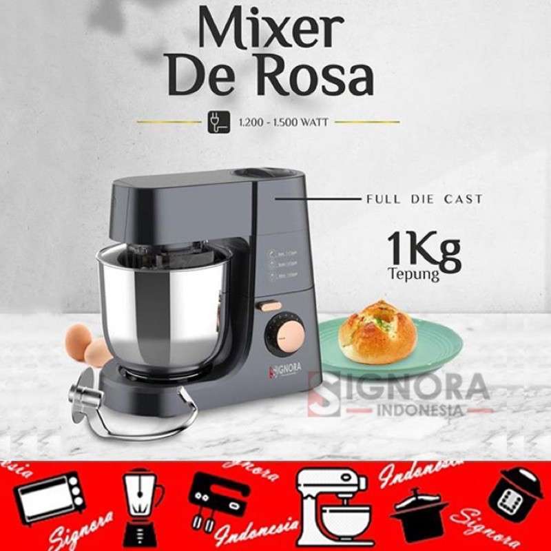 Promo Mixer De Rosa Signora / Standing Mixer De rosa Signora Diskon 7