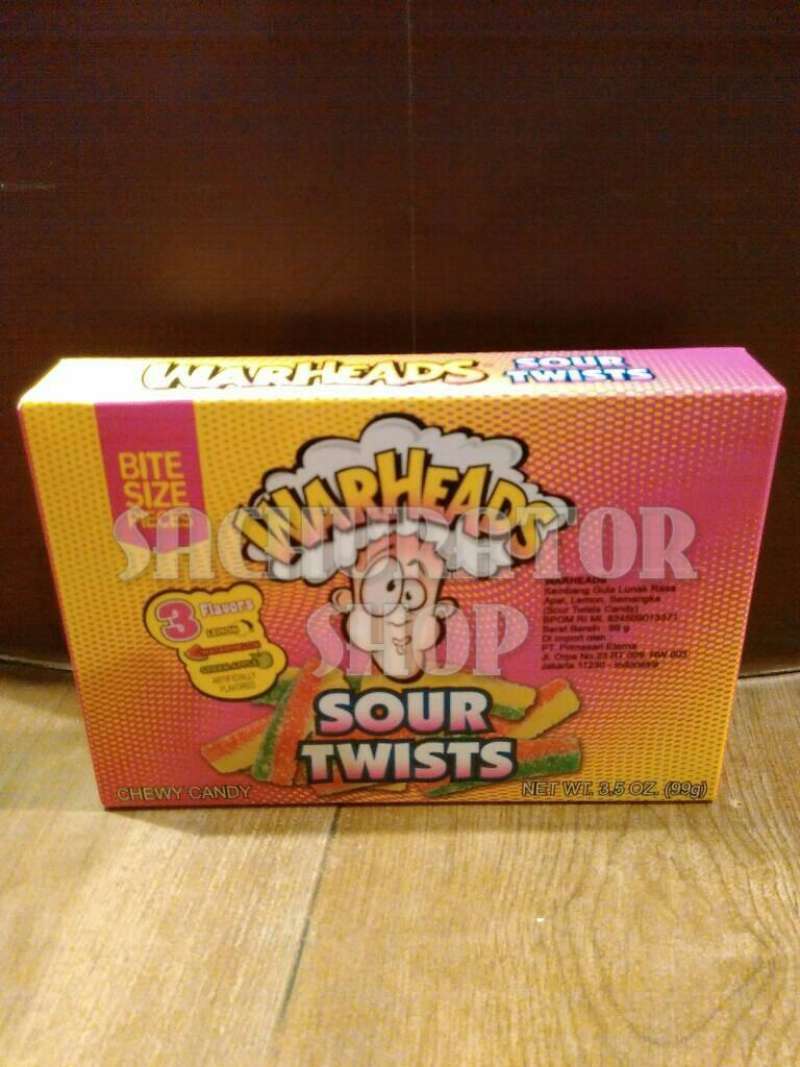 Jual Warheads Chewy Candy Sour Twists 99 gr di Seller Sachurator Shop