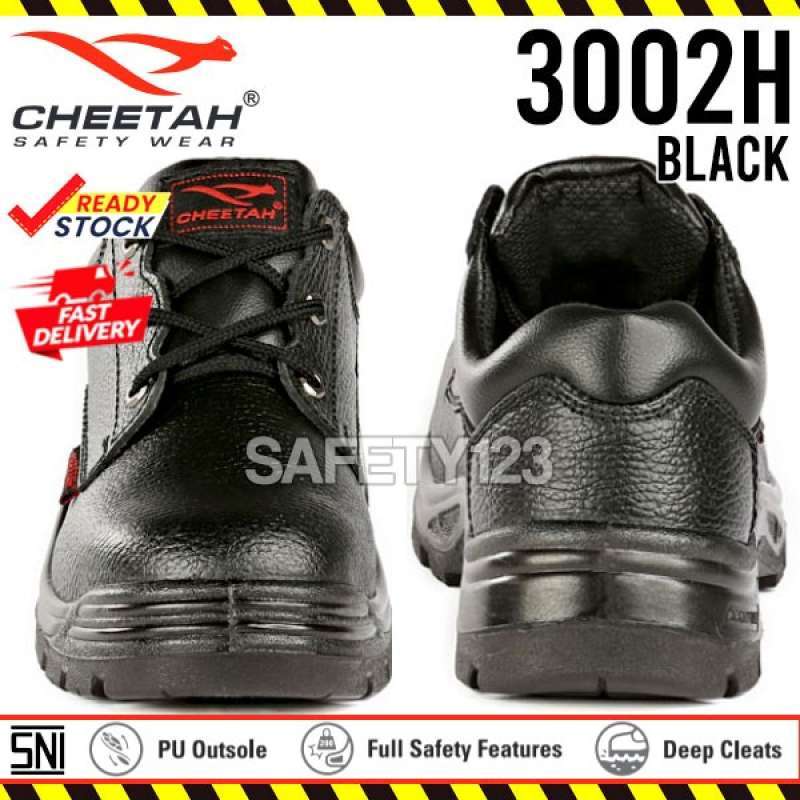 Jual Sepatu Safety Shoes Cheetah 3002H di Seller Taylaa Shop - Wanasari