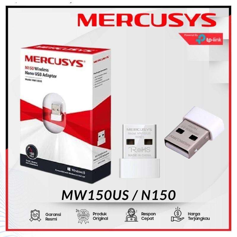 Jual MERCUSYS USB WIFI 150Mbps WIRELESS NANO USB ADAPTER MW150US N150 ...